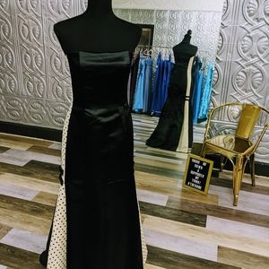 LAST CHANCE Strapless Polka-Dot Dress